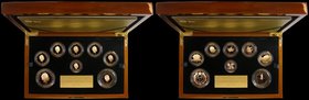 The 2016 United Kingdom Gold Proof Set an 8-coin set comprising Five Pound Crown 2016 Queen Elizabeth II 90th Birthday, Two Pounds (5) 2016 350th Anni...