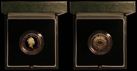 Two Pounds 1997 Technology Gold Proof S.K8 FDC in the Royal Mint box of issue with certificate