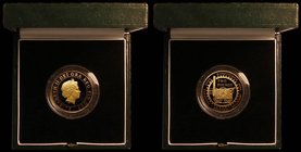 Two Pounds 2004 Trevithick's Locomotive - 200th Anniversary of the Steam Locomotive Gold Proof S.K17 FDC retaining almost full original brilliance, in...