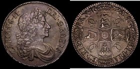Crown 1672 VICESIMO QVARTO ESC 45, Bull 388 EF boldly struck and with touches of old golden tone, some light contact marks and small flecks of haymark...