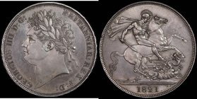 Crown 1821 SECUNDO ESC 246, Bull 2310 Choice UNC and sharply struck with Prooflike and beautiful, subtly toned fields, a superb example, in a PCGS hol...