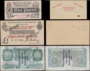 Treasury and Bank of England Forgeries & Training notes (3) in various grades VG to about UNC - UNC comprising a Treasury 1 Pound Bradbury signature T...