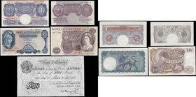 Bank of England (5) comprising Peppiatt issues (3) including a 5 Pounds White note B241 dated 20th January 1937 serial number A/359 01918 VF along wit...