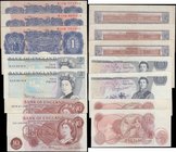 Bank of England 10 Shillings to 5 Pounds including a few World War II Emergency issues (7) in various grades about VF/ VF to EF/GEF comprising 1 Pound...