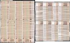 Belarus National Bank of the Republic of Belarus 20 Rubles Pick 24 issue 2000 (200) all consecutive and in 2 bundles of 100 notes each the first bundl...
