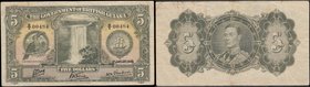 British Guiana Government 5 Dollars Pick 14b dated 1st January 1942 serial number B/5 00484. An attractive Waterlow & Sons Limited print in olive on m...