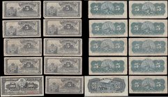 Cuba Banco Espanol de la Isla de Cuba late 1896 and 1897 issues (10) comprising 5 Centavos Pick 45a dated Habana, 15th May 1896, all in issued format ...