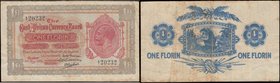 East Africa Currency Board 1 Florin Pick 8 dated 1st May 1920 serial number B/7 20232 3 signatures at lower centre. A Thomas De La Rue printing in oli...