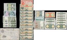 England, Isle of Man & Republic of Ireland issues 1945 onwards (19) most in GEF - about UNC comprising Bank of England 1 Pounds Somerset (2) and a 5 P...