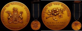 Order of the Dogwood - Province of British Columbia, Canada awarded to The Rt.Hon. Sir Robert Bellinger, Lord Mayor of London 1966. 55mm diameter, 101...