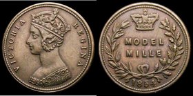 Mille, Pattern Model Mille 1854, in the style of Joseph Moore Peck 2098, listed as 'Very Scarce' by Peck, GVF/VF
