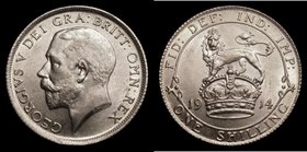Shilling 1914 ESC 1424, Bull 3803 Lustrous UNC and choice, in an LCGS holder and graded LCGS 82, the second finest known of 19 examples thus far recor...