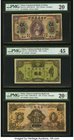 China Commercial Bank of China, Shanghai 5 Dollars 1.1.1920 Pick 3a PMG Very Fine 20. China Commerical Bank of China, Shanghai 1 Dollar 1929 Pick 11a ...