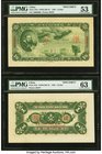 China Federal Reserve Bank of China 1 Dollar 1938 Pick J54s S/M#C286-10 Front and Back Specimens PMG About Uncirculated 53; Choice Uncirculated 63. A ...