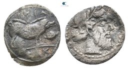 Sicily. Abakainon 420-400 BC. Obol AR