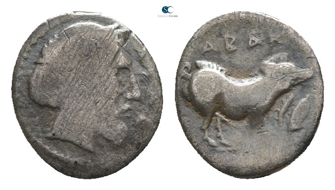 Sicily. Abakainon circa 420-400 BC. 
Litra AR

12 mm., 0,57 g.



very fi...