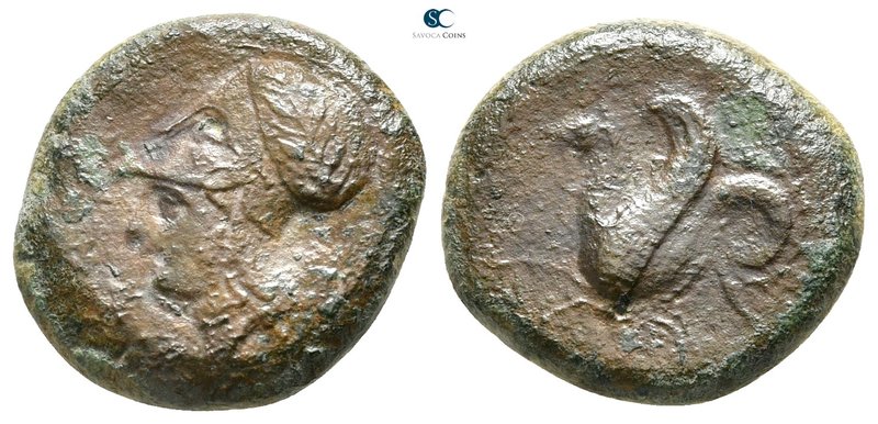 Sicily. Syracuse. Dionysios I 405-367 BC. 
Litra Æ

21 mm., 7,30 g.



ne...