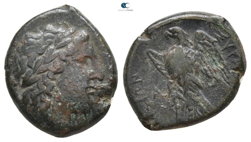 Sicily. Syracuse. Hiketas 287-278 BC. 
Bronze Æ

24 mm., 7,48 g.



very ...