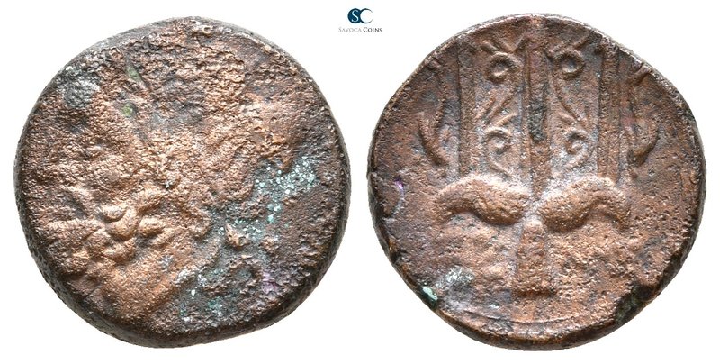 Sicily. Syracuse. Hieron II 275-215 BC. 
Bronze Æ

20 mm., 7,03 g.



ver...