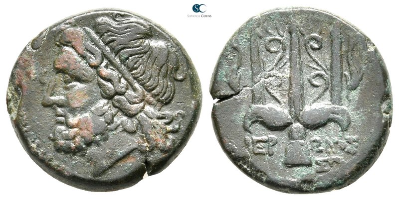 Sicily. Syracuse. Hieron II 275-215 BC. 
Litra Æ

21 mm., 7,51 g.



very...