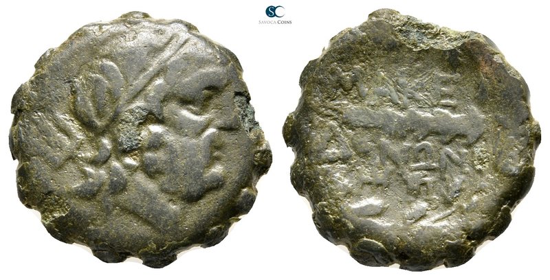 Kings of Macedon. Time of Philip V - Perseus 187-168 BC. 
Serrate Æ

23 mm., ...