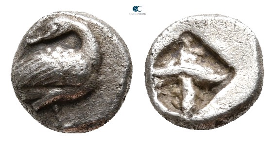 Macedon. Eion circa 480-470 BC. 
Diobol AR

9 mm., 1,09 g.



very fine