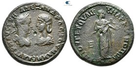 Moesia Inferior. Marcianopolis. Severus Alexander, with Julia Mamaea AD 222-235. Pentassarion Æ