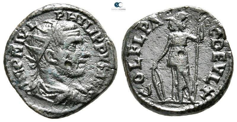 Thrace. Deultum. Philip I Arab AD 244-249. 
Bronze Æ

23 mm., 6,27 g.



...