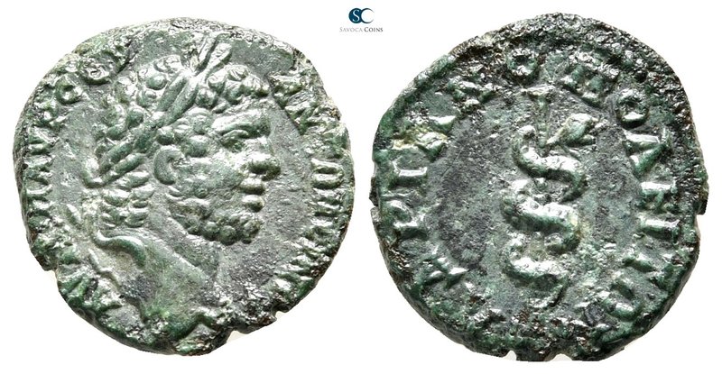Thrace. Hadrianopolis. Caracalla AD 198-217. 
Bronze Æ

18 mm., 3,30 g.


...