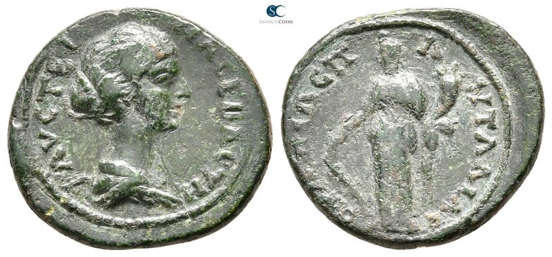 Thrace. Pautalia. Faustina II AD 147-175. 
Bronze Æ

24 mm., 5,94 g.



n...