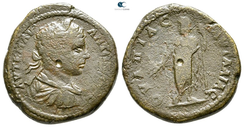 Thrace. Pautalia. Caracalla AD 198-217. 
Bronze Æ

30 mm., 15,37 g.



ne...