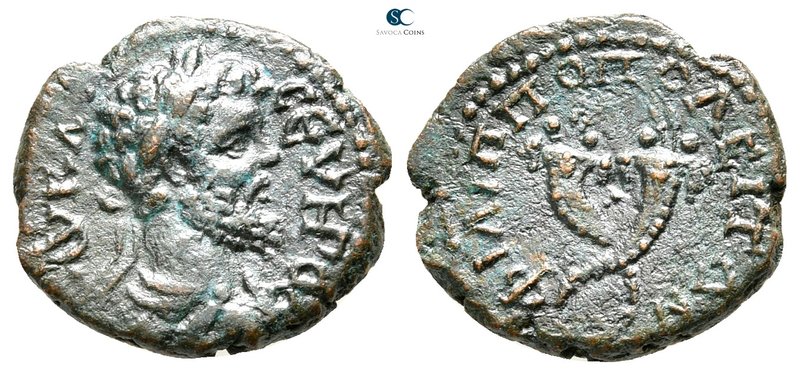 Thrace. Philippopolis. Septimius Severus AD 193-211. 
Bronze Æ

19 mm., 3,26 ...