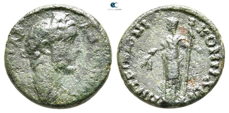 Bithynia. Nikomedia. Antoninus Pius AD 138-161. 
Bronze Æ

18 mm., 3,16 g.
...
