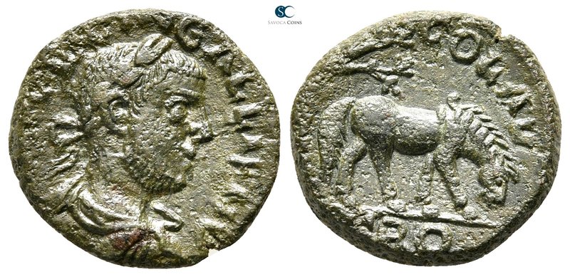 Troas. Alexandreia. Gallienus AD 253-268. 
Bronze Æ

20 mm., 4,73 g.



v...