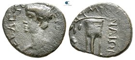 Aiolis. Myrina. Nero AD 54-68. Bronze Æ