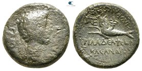 Lydia. Philadelphia. Gaius (Caligula) AD 37-41. Bronze Æ