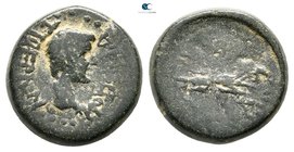 Lydia. Philadelphia (as Neocaesarea). Tiberius Gemellus (?), as Caesar AD 35-37. Bronze Æ