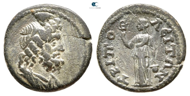 Lydia. Tripolis. Pseudo-autonomous issue after AD 200. 
Bronze Æ

20 mm., 4,0...