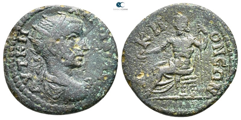 Phrygia. Akmoneia. Gordian III AD 238-244. 
Bronze Æ

25 mm., 6,10 g.



...