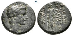 Phrygia. Eumeneia. Tiberius AD 14-37. Bronze Æ