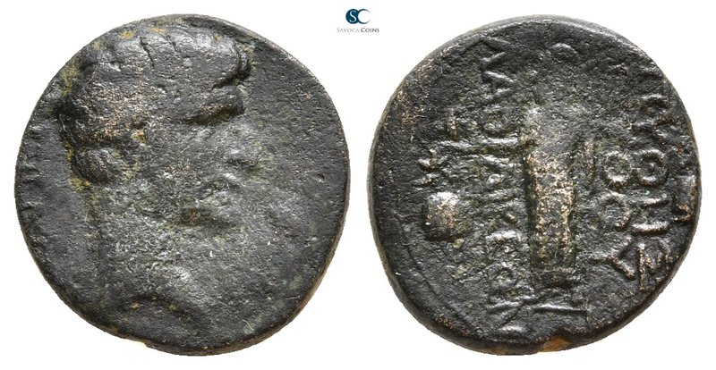 Phrygia. Laodikeia ad Lycum AD 14-37. Tiberius (?)
Bronze Æ

19 mm., 5,60 g....