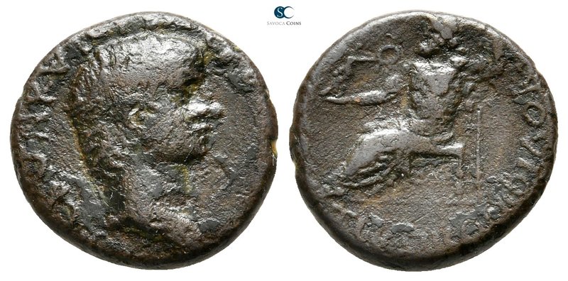 Phrygia. Synnada. Nero AD 54-68. 
Bronze Æ

18 mm., 3,84 g.



nearly ver...