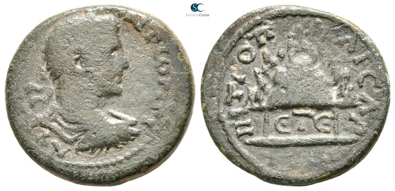 Cappadocia. Caesarea. Elagabalus AD 218-222. 
Bronze Æ

27 mm., 10,28 g.

...
