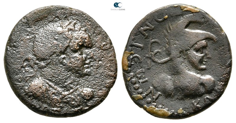 Lykaonia. Iconion. Titus AD 79-81. 
Bronze Æ

20 mm., 4,27 g.



nearly v...