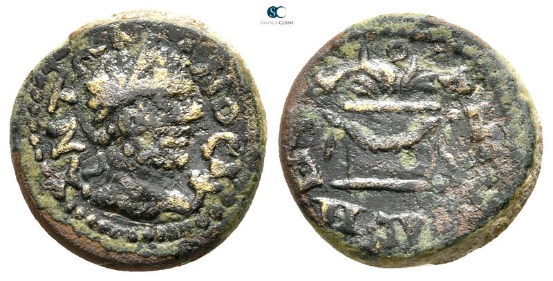 Galatia. Ankyra. Caracalla AD 198-217. 
Bronze Æ

18 mm., 3,89 g.



near...