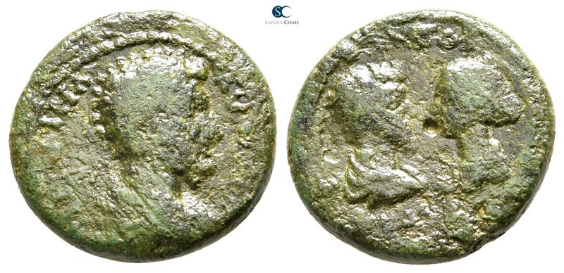 Mysia. Parion. Marcus Aurelius and Lucius Verus AD 165-166. 
Bronze Æ

21 mm....