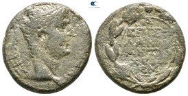 Seleucis and Pieria. Antioch. Tiberius AD 14-37. Q. Caecilius Metellus Creticus Silanus, legatus. Dated RY 1 and year 45 of the Actian Era=AD 14. As Æ...