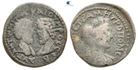Decapolis. Petra. Marcus Aurelius and Lucius Verus AD 161-169. Bronze Æ