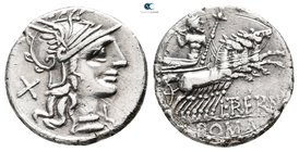 L. Trebanius 135 BC. Rome. Denarius AR
