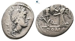 C. Egnatuleius C.f. 97 BC. Rome. Quinarius AR